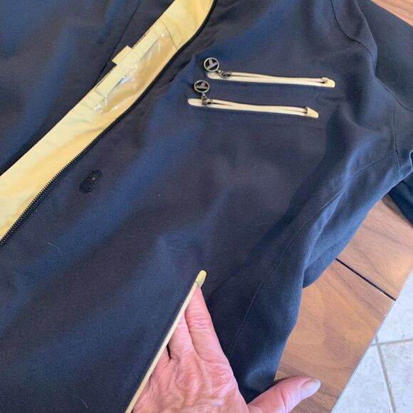 Columbia jacket, set of 2, EUC, black, yellow, outdoor active, Sz M, EUC - Picture 11 of 16